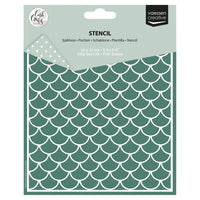 Vaessen Creative • Stencil by Carla Creates Fish Scales 5.9x5.9"