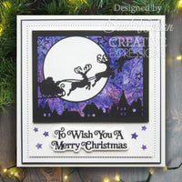 
              Creative Expressions - Sue Wilson Festive Moonlight Sleigh Cover Plate Craft Die
            