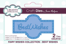 Creative Expressions • Fairy Wishes Craft Die "Best Wishes"