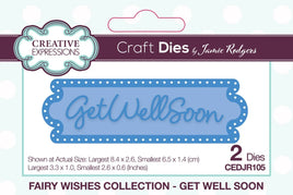 Creative Expressions -  Cutting Dies - Fairy Wishes Craft Die Get Well Soon