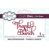 Creative Expressions • Craft Die  by Sue Wilson - Thanks a Bunch
