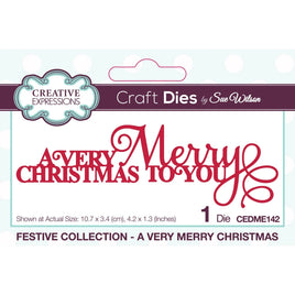 Creative Expressions -  Cutting Dies a Very Merry Christmas