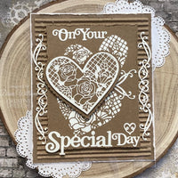 
              Creative Expressions - Shadowed Sentiments Craft Die on Your Special Day
            
