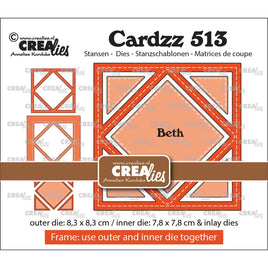 Crealies • Cardzz Dies Frame & Inlay Beth Diamond