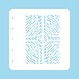 Nellie's Choice - Mixed Media Stencil - Burst