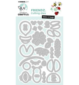 Creative Craft Lab - Cutting Die - Friendz Dies Bees & Bugs (CCL-FR-CD1009)
