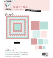 Creative Craft Lab - Cutting Die, Nested Squares Scallop Essentials