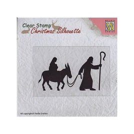 Nellie's Choice • Christmas Silhouettes Clear Stamps Nativity