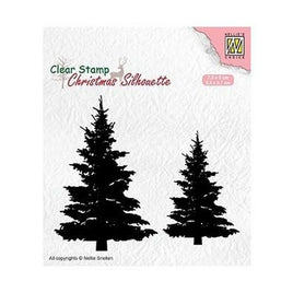 Nellie Snellen - Clear Stamp - Fir Trees- DEMO STAMP