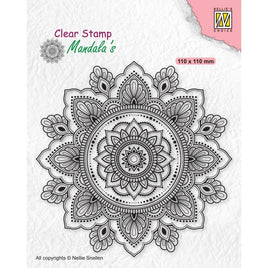 Nellie Snellen - Clear Stamp - Mandala Sunflower