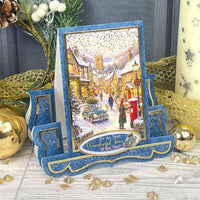 Hunkydory - Christmas Centre-Stepper Cards SET- Rich Gold CSTEP101