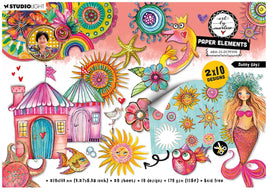 ABM - Art by Marlene - Sunny Days A5 Die-Cut Paper Pad (ABM-25-DCPP398)