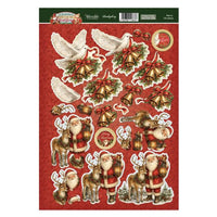 Hunkydory - Merry Christmas Decoupage Topper Sheet