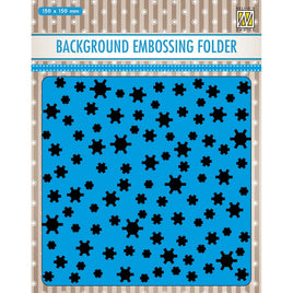 Nellie Snellen • 3D Embossing Folder  Background Snowflakes 5.9x5.9"