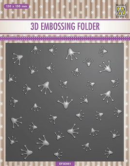 Nellie Snellen • 3D Embossing Folder & Stencil Set - Frogs