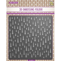 
              Nellie Snellen • 3D Embossing Folder & Stencil Set - Christmas Trees
            