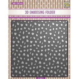 Nellie Snellen • 3D Embossing Folder & Stencil Set - Cheetah