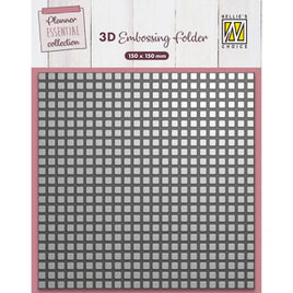 Nellie Snellen • 3D Embossing Folder & Stencil Set - Blocks