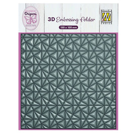 Nellie's Choice •3D Embossing Folder Origami Triangles