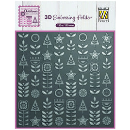 Nellie Snellen • 3D Embossing Folder Scandinavian Flowers