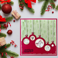 
              Nellie's Choice • 3D Embossing Folder Background Small Leaves 5.9x5.9"
            