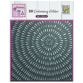 Nellie Snellen • 3D Embossing Folder Sliced wood