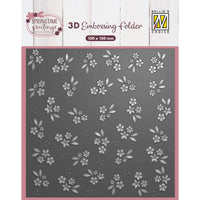 
              Nellie's Choice • 3D Embossing Folder Background Spring Flowers 6x6in
            