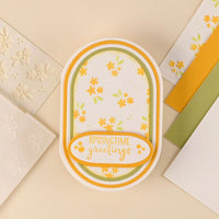 
              Nellie's Choice • 3D Embossing Folder Background Spring Flowers 6x6in
            