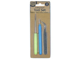 3 PC QUILLING PAPER TOOL SET