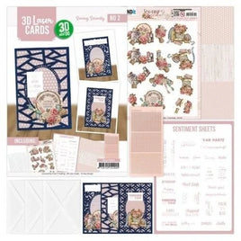 3D Dot and Do Laser Cards - Sewing Serenity Kit