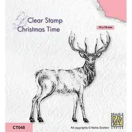 Nellie Snellen - Christmas Time Clear Stamp Deer.