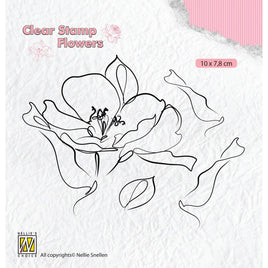 Nellie's Choice - Flower Clear Stamps Wild Rose