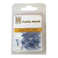 
              Nellie's Choice • Floral Brads 3mm (40pcs/pkg) Available in many colours
            