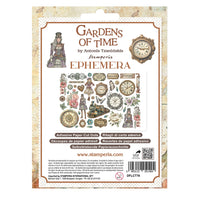 
              STAMPERIA - Printed Decorative Ephemera for Art and Craft - Gardens of Time
            