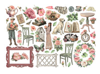 
              STAMPERIA - House of Roses - Printed Decorative Ephemera for Art and Craft
            