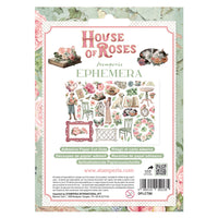 
              STAMPERIA - House of Roses - Printed Decorative Ephemera for Art and Craft
            