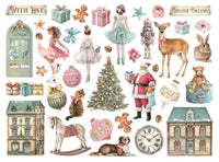 STAMPERIA - Printed decorative Die cuts - Winter Magic