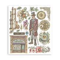 
              STAMPERIA - Gardens of Time - Printed Decorative Rub on selection for Art and Craft cm 20,5x23 cm
            