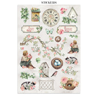 
              STAMPERIA - House of Roses -  Printed Art Junk journal: stickers, cut-outs, backgrounds for Art and Craft
            