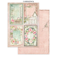 
              STAMPERIA - House of Roses -  Printed Art Junk journal: stickers, cut-outs, backgrounds for Art and Craft
            
