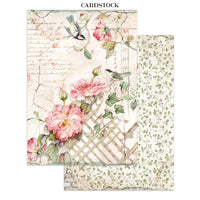 
              STAMPERIA - House of Roses -  Printed Art Junk journal: stickers, cut-outs, backgrounds for Art and Craft
            