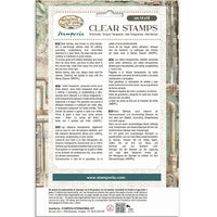 
              STAMPERIA - Gardens of Time - Decorative Acrylic stamp design for Art and Craft cm 14x18 - Gardens of Time tubes
            