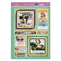Hunkydory - Here Come the Girls Topper Sheet - Forever Divas