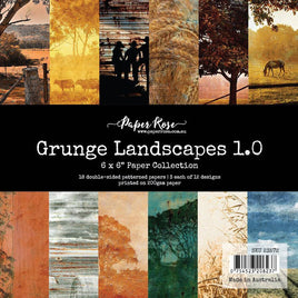Paper Rose - Grunge Landscapes 1.0 6x6" Paper Collection