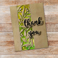 
              Paper Rose - Gum Leaf Border Metal Die Set 17874
            