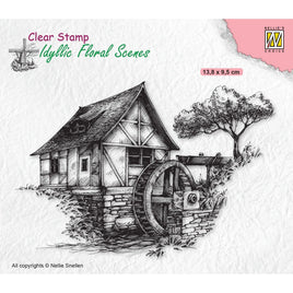 Nellie's Choice • Idyllic Floral Scenes Clear Stamps Watermill