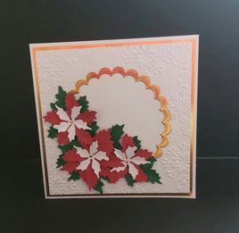 Craft Along Card Kit - Poinsettia
