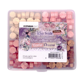 Studio Light - JMA Wax Beads Victorian Dreams 4 Colors Pink