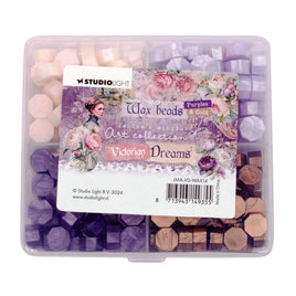 Studio Light - JMA Wax Beads Victorian Dreams 4 Colors Purple