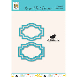 Nellie's Choice • Cutting Die & Clear Stamp frog 5pcs